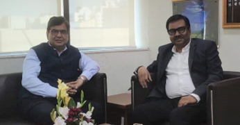 DG, SCOPE met Shri Vinay Ranjan, Director (P&IR), Coal India Limited (CIL) and discussed various pertinent issues. During his visit he also met Shri Pramod Agrawal, CMD, Coal India Limited.