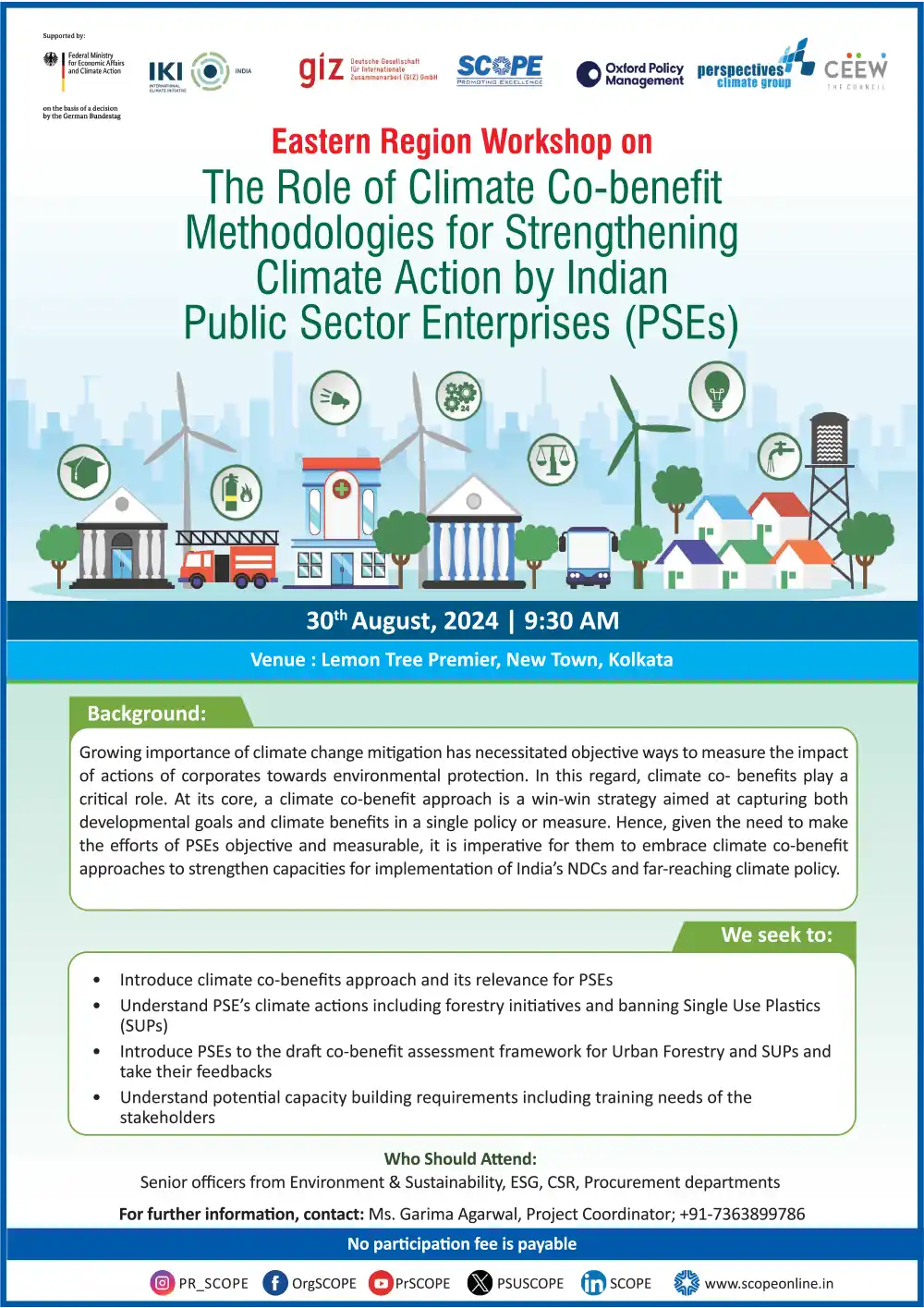 SCOPE-GIZ Eastern Region Workshop