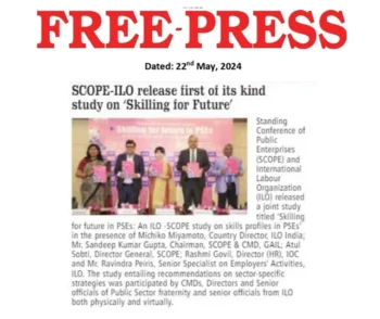 SCOPE-ILO release first of its kind study on Skilling for Future 20.05.2024 03