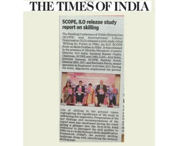 SCOPE-ILO release first of its kind study on Skilling for Future 20.05.2024 06