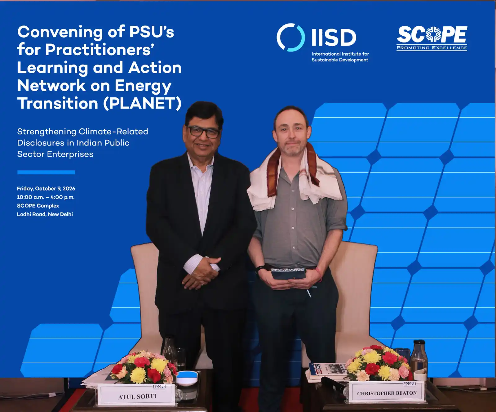 SCOPE & IISD Launch