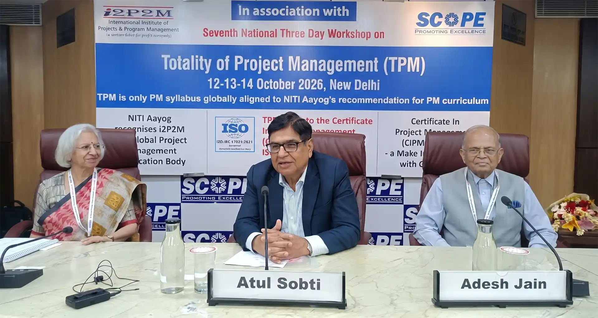 National Workshop on Totality of Project Management at SCOPE Complex, New Delhi